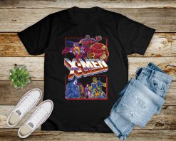 Retro Video Game Logo Panels X Men Marvel Comics Holiday Unisex T-Shirt