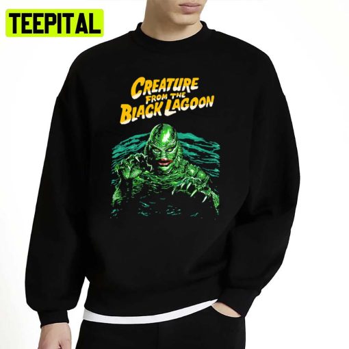 Retro Vintage Creature From The Black Lagoon Halloween Unisex Sweatshirt