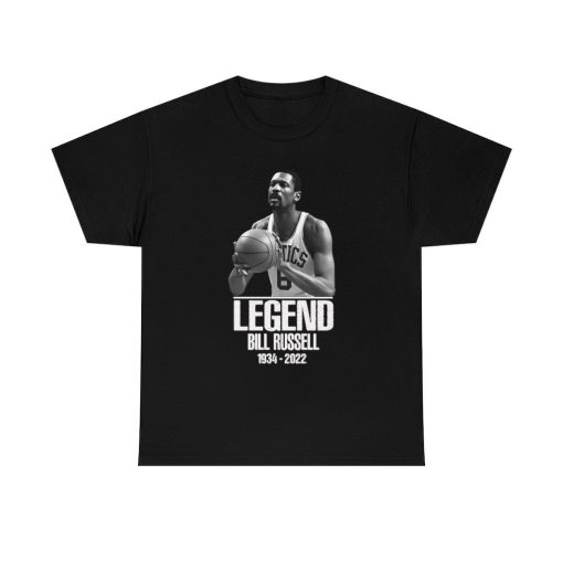 Rip The Legend Bill Russell Iconic Design Unisex T-Shirt