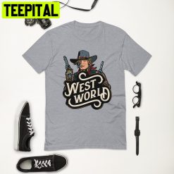 Robot Cowboy Westworld Unisex T-Shirt