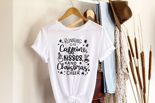 Running on Caffeine Kisses T-Shirt