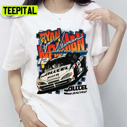 Ryan Newman Retro Nascar Car Racing Unisex T-Shirt