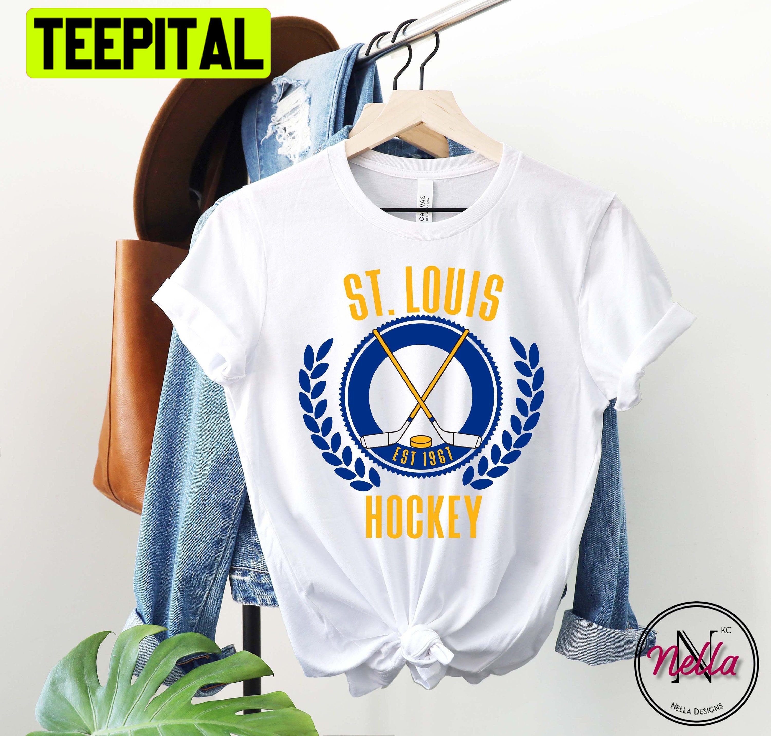 Saint Louis Blues Hockey Vintage Trending Unisex T-Shirt – Teepital –  Everyday New Aesthetic Designs