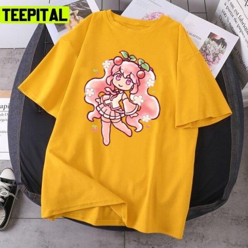 Sakura Hatsune Miku Illustration Unisex T-Shirt