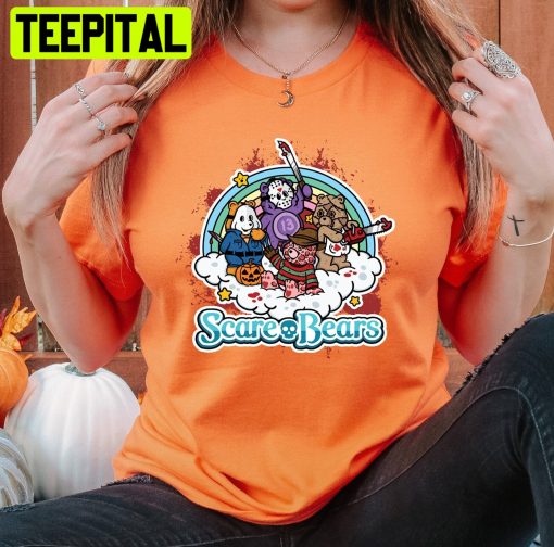 Scare Bears Cute Halloween Trending Unisex T-Shirt