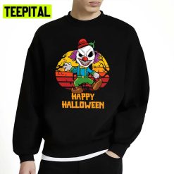 Scary Clown Scary Clown Gift For Mom And Dad Halloween Spooky Night Unisex Sweatshirt