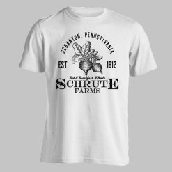 Schrutes Farms Bed and Breakfast Mens White T-Shirt