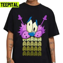 Scream Courage The Cowardly Dog Unisex T-Shirt