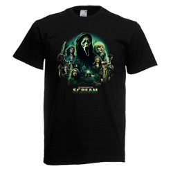 Scream Horror Thriller Movie Mens Black T-Shirt