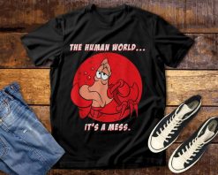 Sebastian The Human World The Little Mermaid Disney T-Shirt