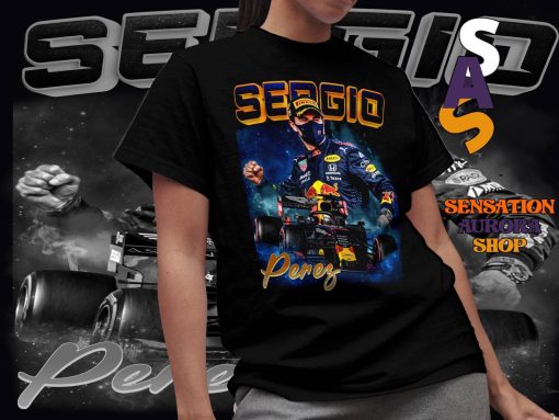 Sergio Perez Driver Racing Championship Race Formula 90 Unisex T-Shirt