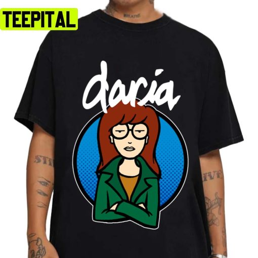 Serious Face Daria 90s Cartoon Unisex T-Shirt