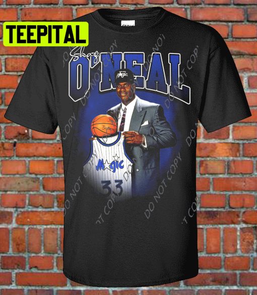 Shaq O’neal Draft Day Vintage Orlando Magic Nba Basketball Trending Unisex T-Shirt