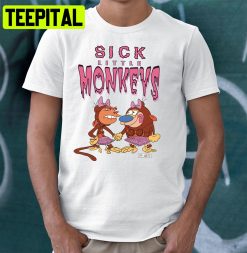 Sick Little Monkeys Ren And Stimpy Trending Unisex Shirt