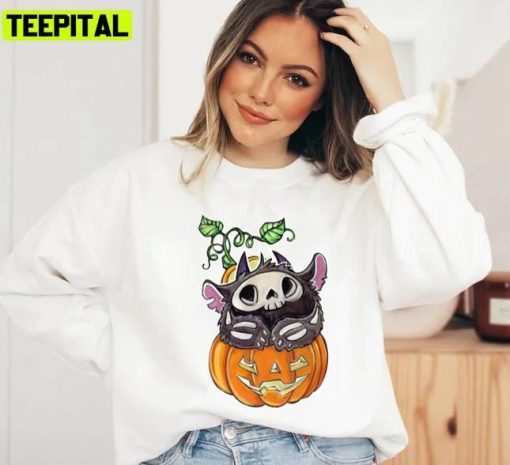 Skele Puffling Halloween Unisex Sweatshirt