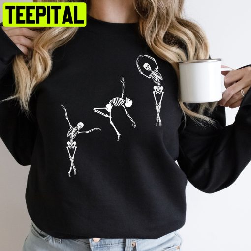 Skeleton Dancing Halloween Unisex Sweatshirt