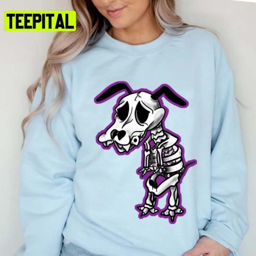 Skeleton Of Courage Courage The Cowardly Dog Unisex T-Shirt