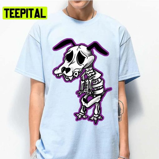 Skeleton Of Courage Courage The Cowardly Dog Unisex T-Shirt