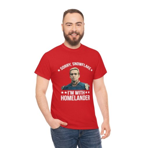 Sorry Snowflake I’m With Homelander Funny The Boys Unisex T-Shirt