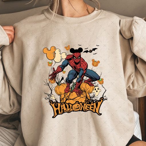 Spider Man Avengers Team Group Marvel Superhero Matching Marvel Disney Halloween Unisex Sweatshirt