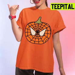 Spidey Pumpkin Halloween Design Unisex T-Shirt