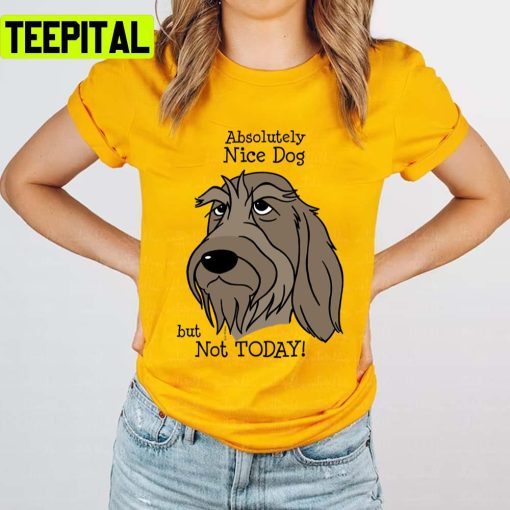 Spinone Italiano Nice Dog But Not Today Unisex T-Shirt