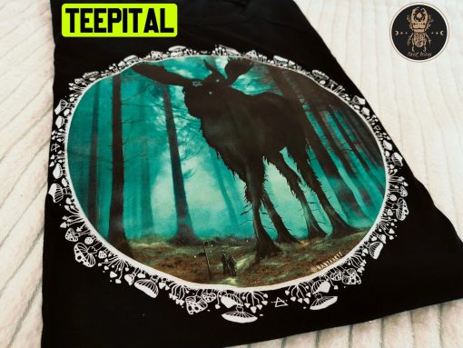 Spooky Moose Gothic Trending Unisex T-Shirt