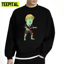 Spooky Trump Zombie Halloween Spooky Night Unisex Sweatshirt