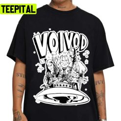 Standing On Ufo Vovoid Artwork Voivod Retro Rock Band Unisex T-Shirt