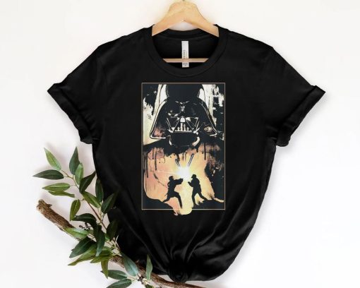 Star Wars Anakin and Obi-Wan Battle T-Shirt