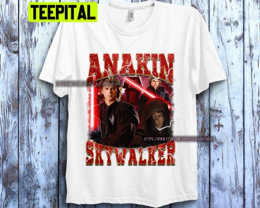 Star Wars Anakin Skywalker Portrait Poster Graphic Trending Unisex Shirt