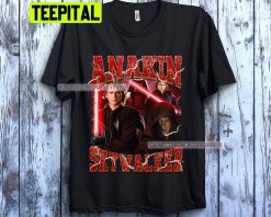 Star Wars Anakin Skywalker Portrait Poster Graphic Trending Unisex Shirt