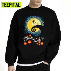 Starry Nightmare Halloween Unisex Sweatshirt