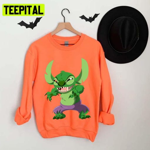 Stitch Mi The Hulk Halloween Spooky Night Unisex T-Shirt