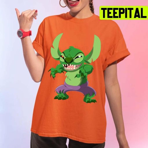 Stitch Mi The Hulk Halloween Spooky Night Unisex T-Shirt