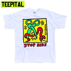 Stop Aids Vintage 1989 Keith Haring Unisex Shirt