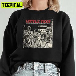 Strawberry Flats Little Feat Retro Art Unisex Sweatshirt