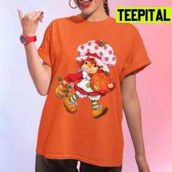 Strawberry Vintage Retro 80s 1980s Cartoon Trick Or Treat Halloween Spooky Night Unisex T-Shirt