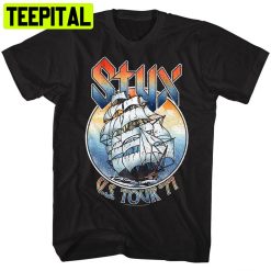 Styx 77 Tour Black Adult Unisex Shirt