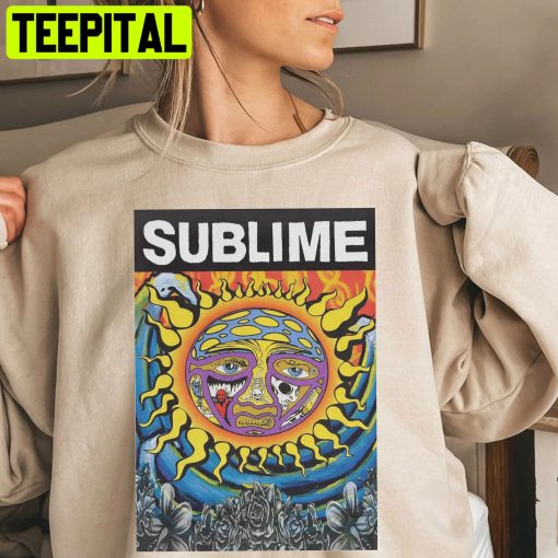 Sublime Sun And Fish Vintage Style Unisex Shirt