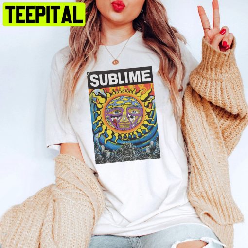 Sublime Sun And Fish Vintage Style Unisex Shirt