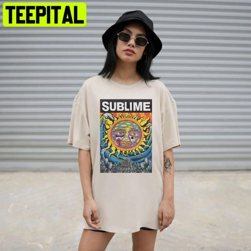 Sublime Sun And Fish Vintage Style Unisex Shirt