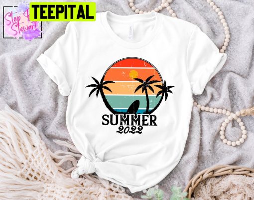 Summer 2022 Retro Beach Unisex T-Shirt