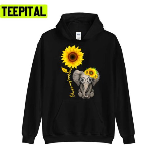 Sunflower You Are My Sunshine Elephant Trending Unisex T-Shirt