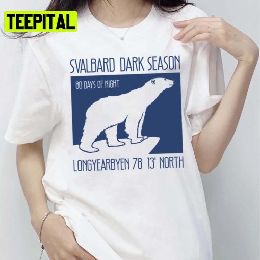 Svalbard Dark Season Polar Bear Trending Unisex T-Shirt