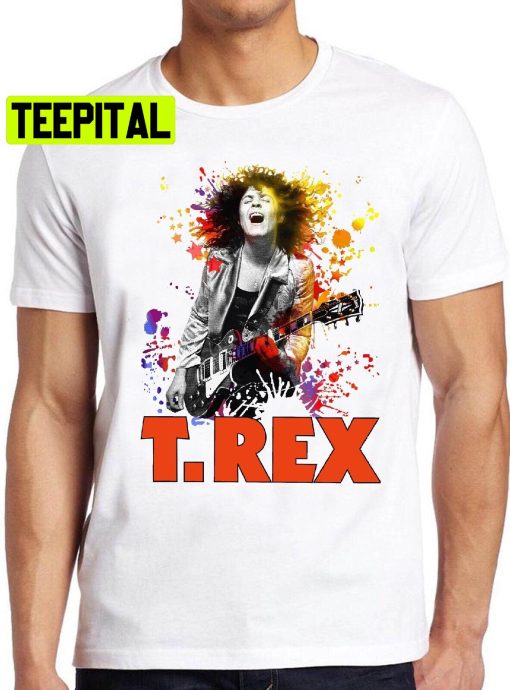 T Rex Rock Band Marc Bolan Retro Cool Trending Unisex Shirt