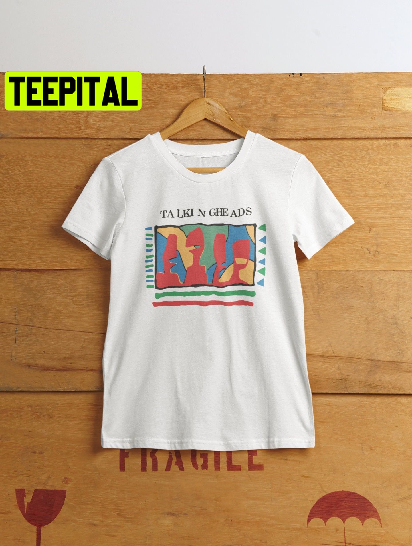 Talking Heads Vintage Graphic White Unisex T-Shirt