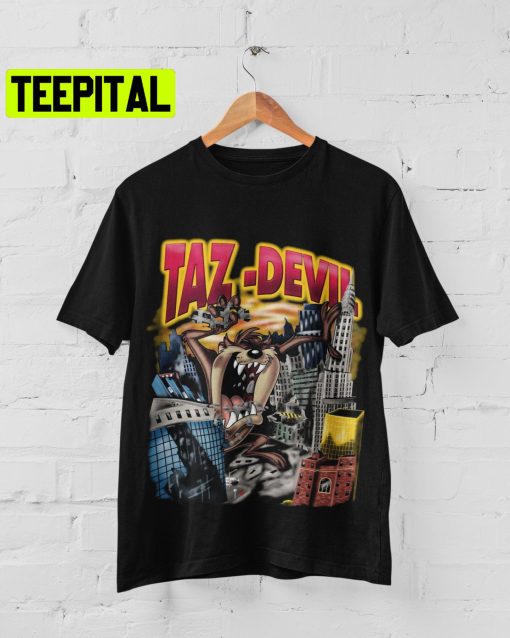 Taz Devil Graphic 90’s Retro Vintage Style Trending Unisex Shirt