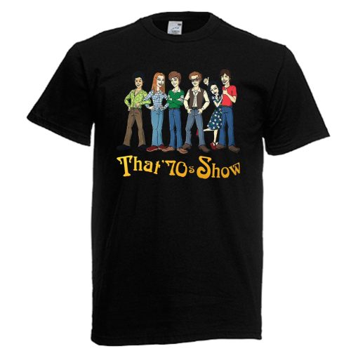 That 70s Show Retro TV Show Mens Red Black Navy T-Shirt