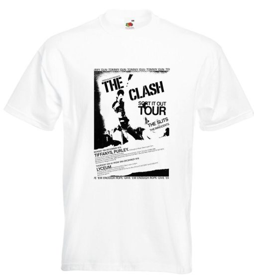 The Clash Sort It Out Concert Poster T-Shirt